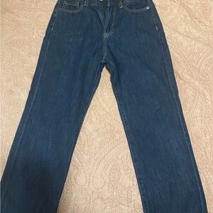 abercrombie kids Dark Blue Straight-Leg Jeans